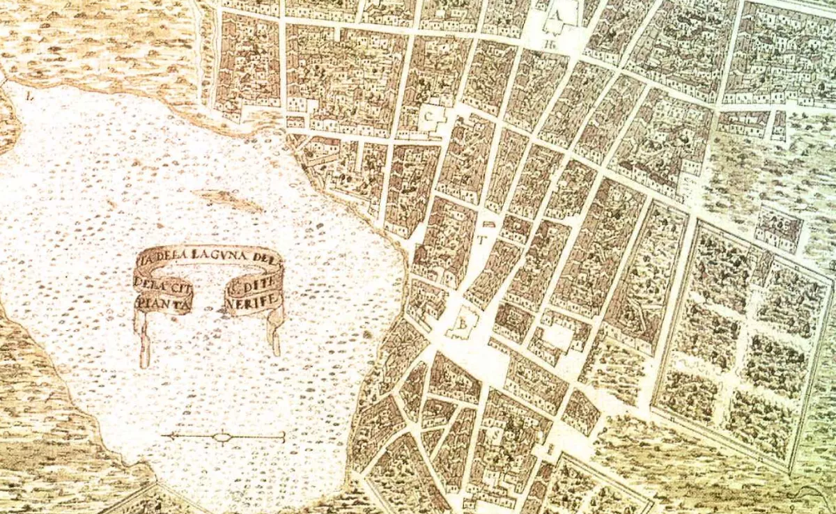 Imagen del antiguo plano de la ciudad de La Laguna / TURISMO DE LA LAGUNA