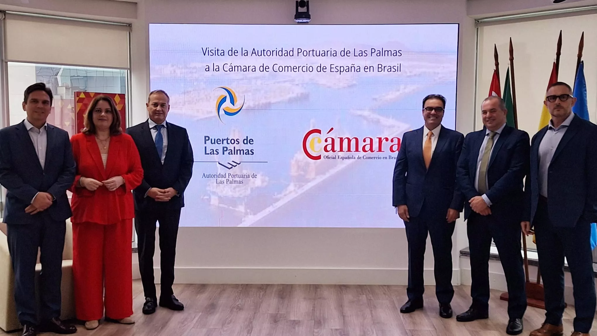 La Autoridad Portuaria de Las Palmas refuerza su estrategia internacional con una segunda misión comercial en Brasil. / AUTORIDAD PORTUARIA DE LAS PALMAS