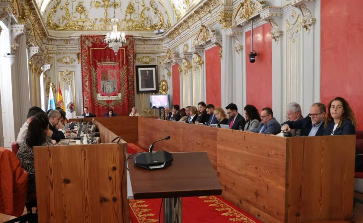 Imagen  del Pleno del Ayuntamiento de Las Palmas de Gran Canaria / AYUNTAMIENTO DE LAS PALMAS DE GRAN CANARIA