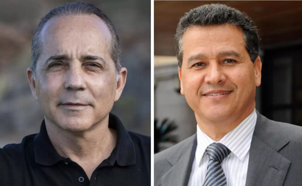 Luis Monzón y Eustasio López. / MONTAJE AH