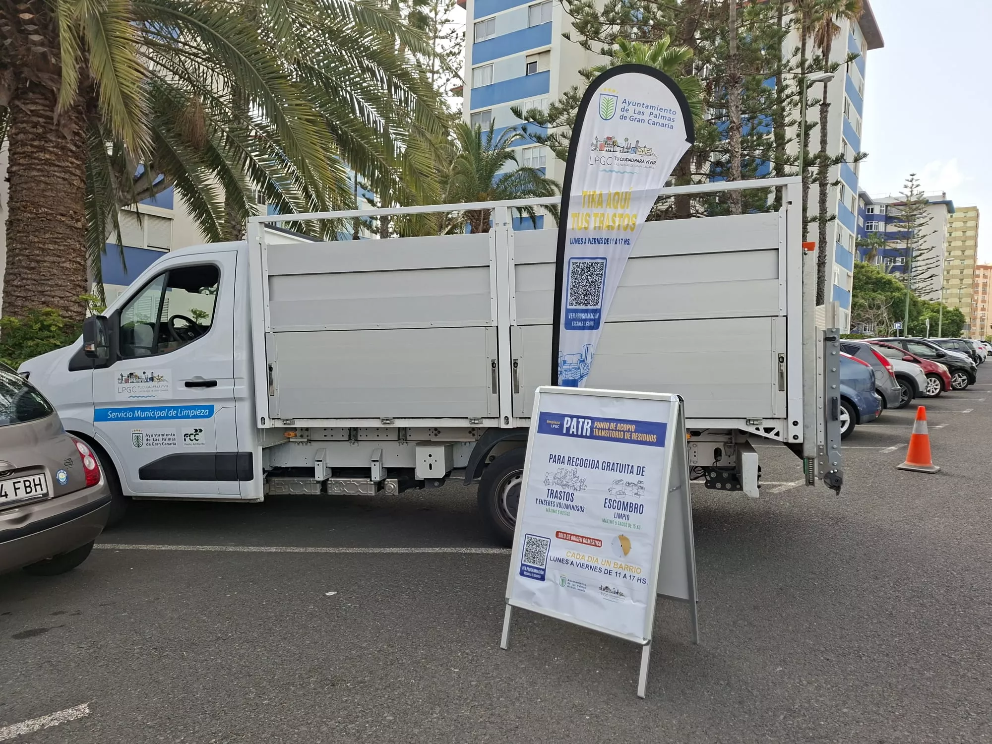 Uno de los Puntos de Acopio Transitorio. AYUNTAMIENTO