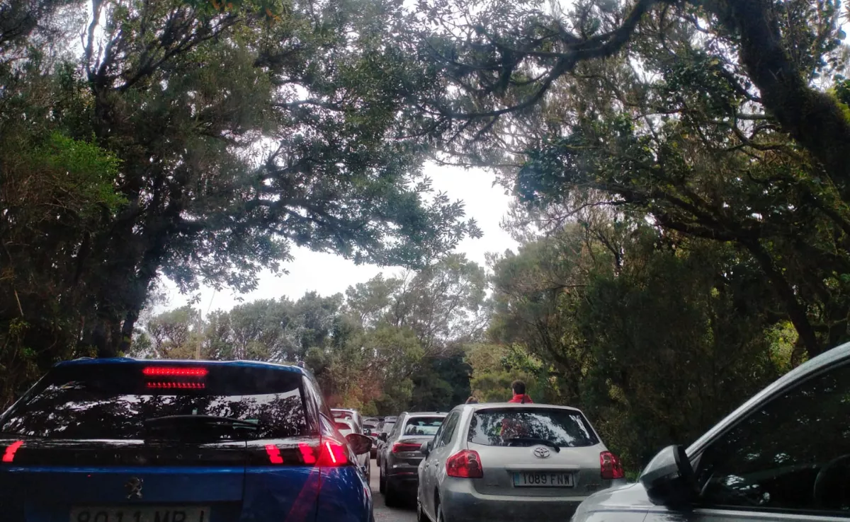 Diseño sin título (90Imagen de Anaga, en la isla de Tenerife, en pleno colapso de visitantes. / ATLÁNTICO HOY - AINOHA CRUZ