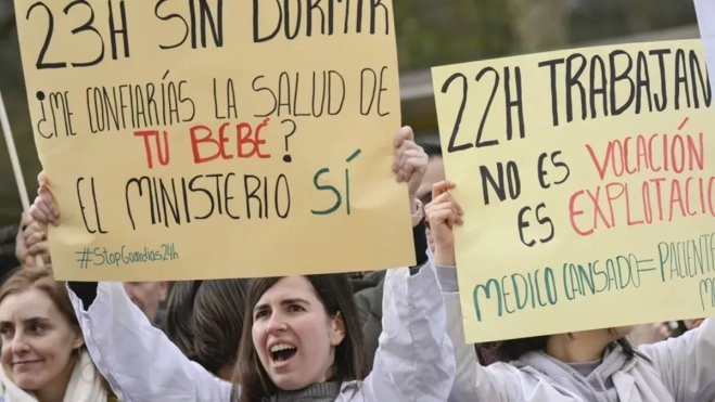 Imagen de movilizaciones de médicos de España / EFE Imagen de movilizaciones de médicos de España / EFE