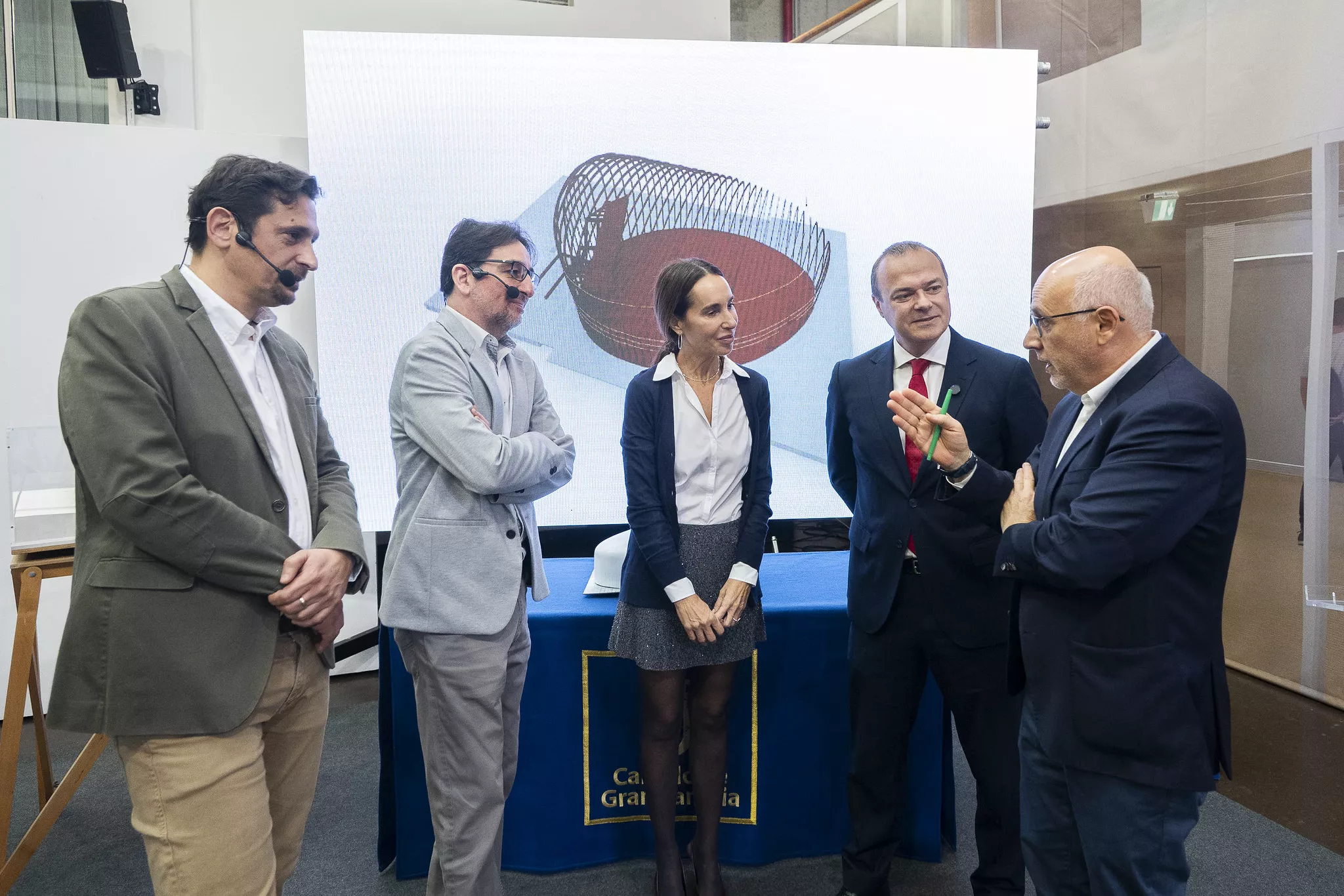 Presentación del proyecto del edificio cultural anexo a la Casa Palacio. / CABILDO DE GRAN CANARIA