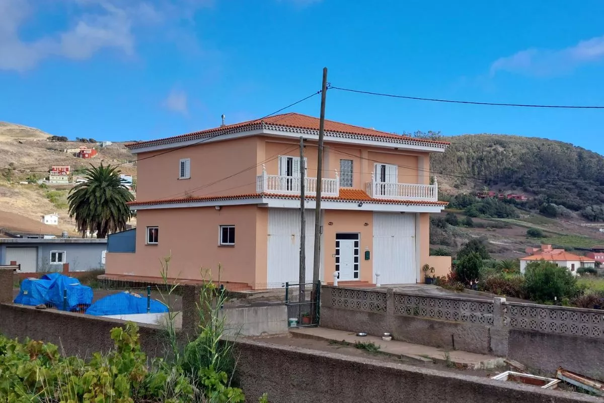 Una 'casa salón', construcción típica en las medianías de Tenerife y La Palma. /Cedida