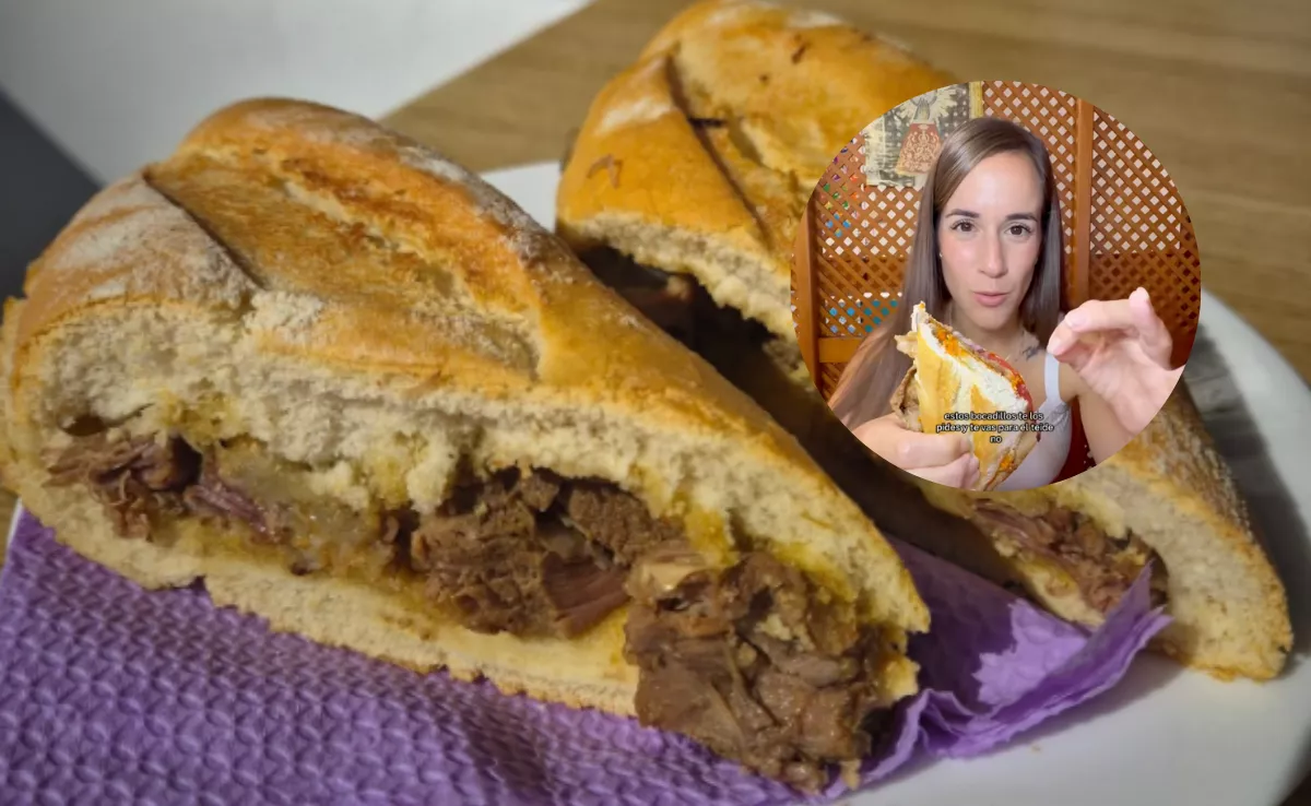 Bocadillo de carne cabra de Los Teques, en Tenerife / AH - GUACHINCHES MODERNOS