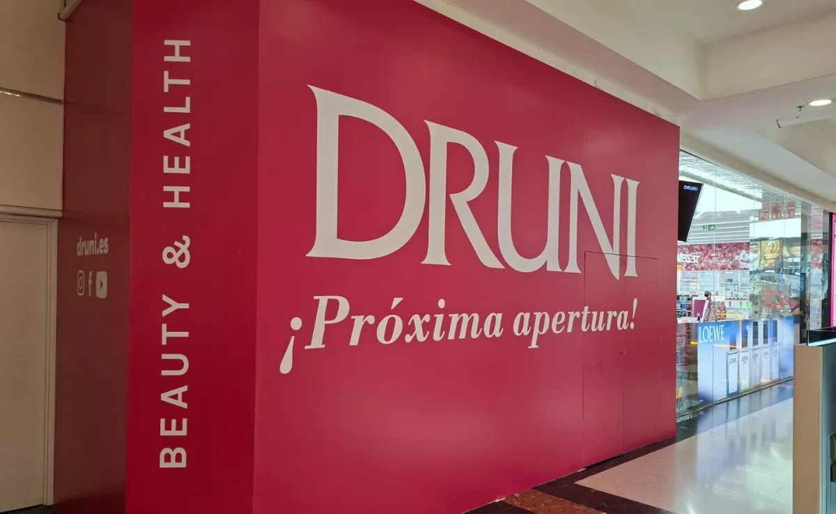 Imagen del anuncio de la ampliación de Druni en el Meridiano / ATLÁNTICO HOY