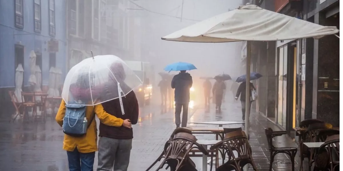 Imagen de la borrasca Therese en Canarias / EFE 