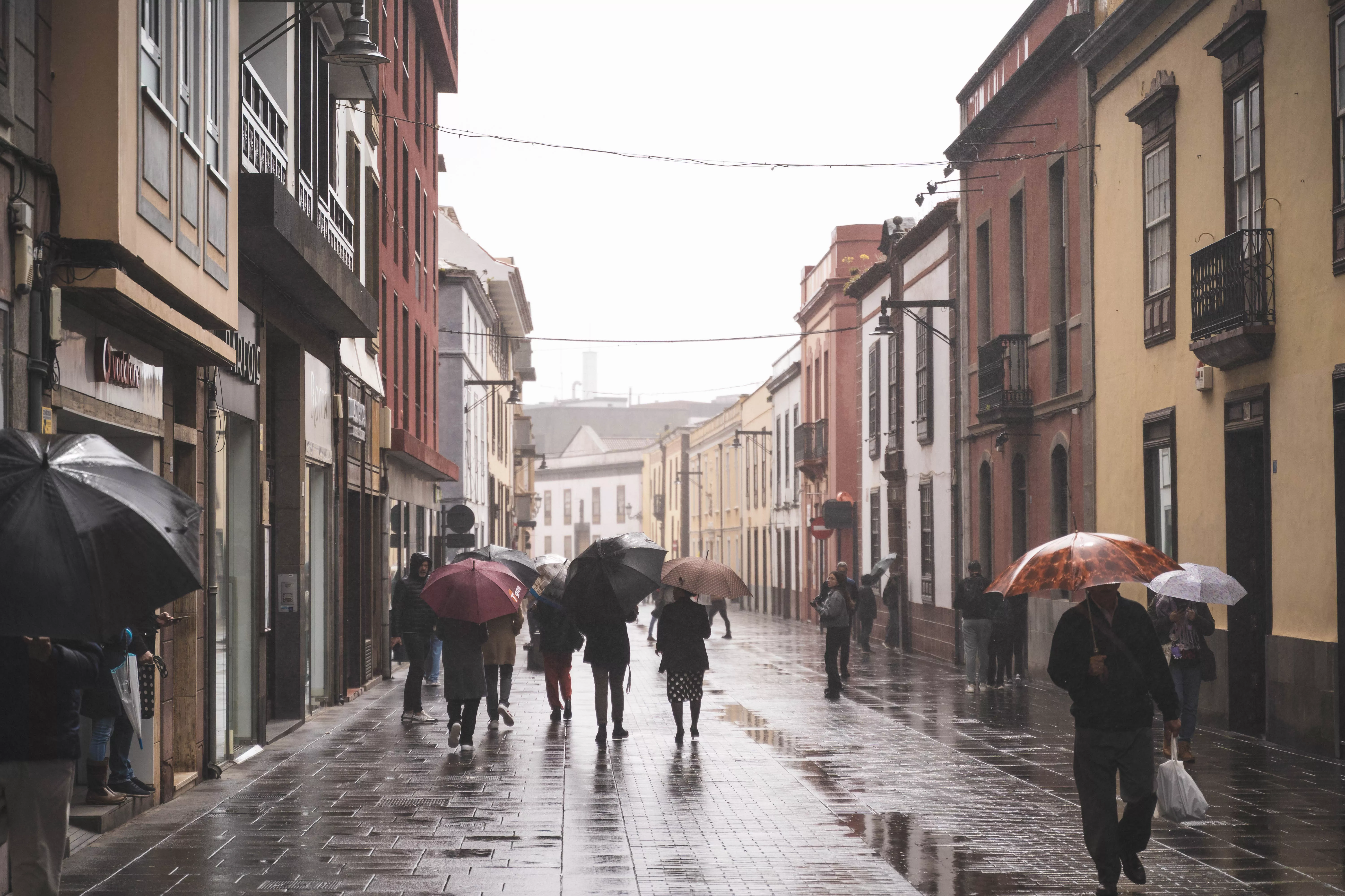 Lluvia en La Laguna./ CEDIDA