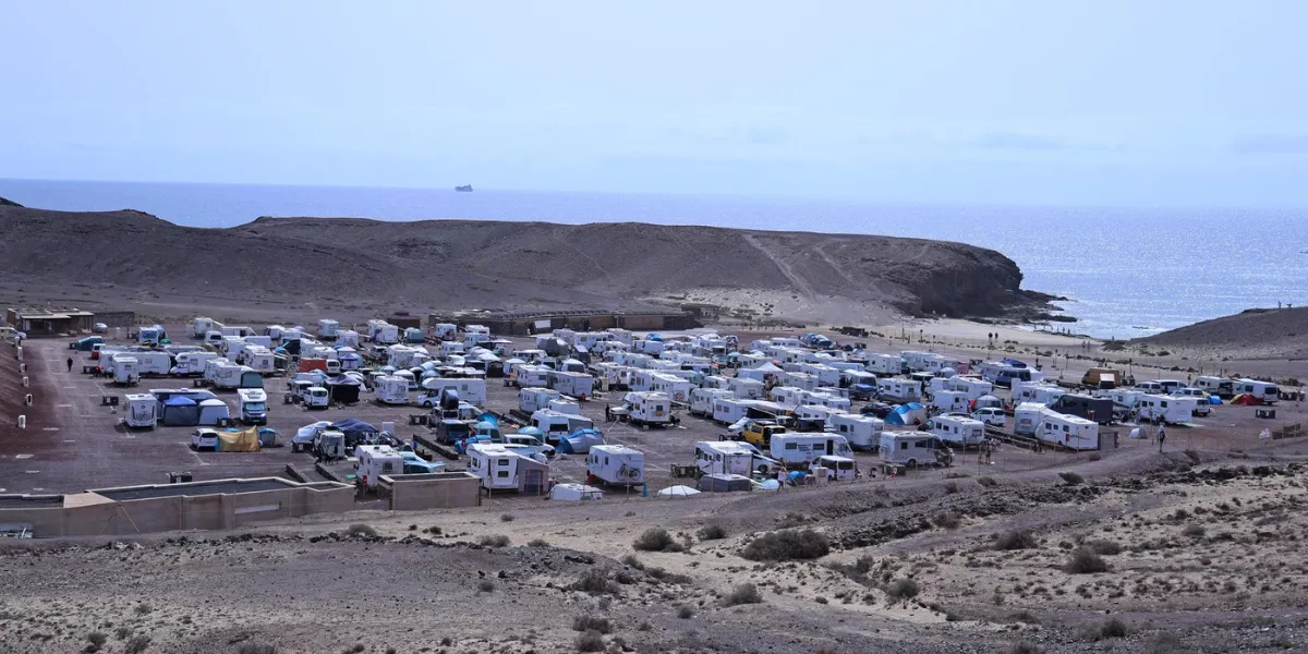 Imagen del camping de Papagayo, en Lanzarote / CABILDO DE LANZAROTE