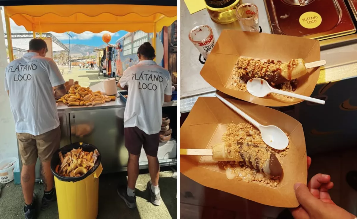 Imagen de un puesto de Plátano Loco / PLÁTANO LOCO