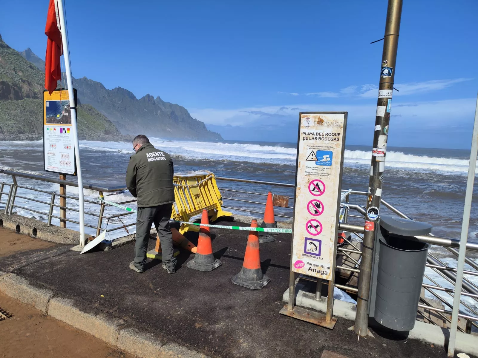 Incidencias del temporal 'Therese' en Santa Cruz de Tenerife. / AYUNTAMIENTO DE SANTA CRUZ DE TENERIFE