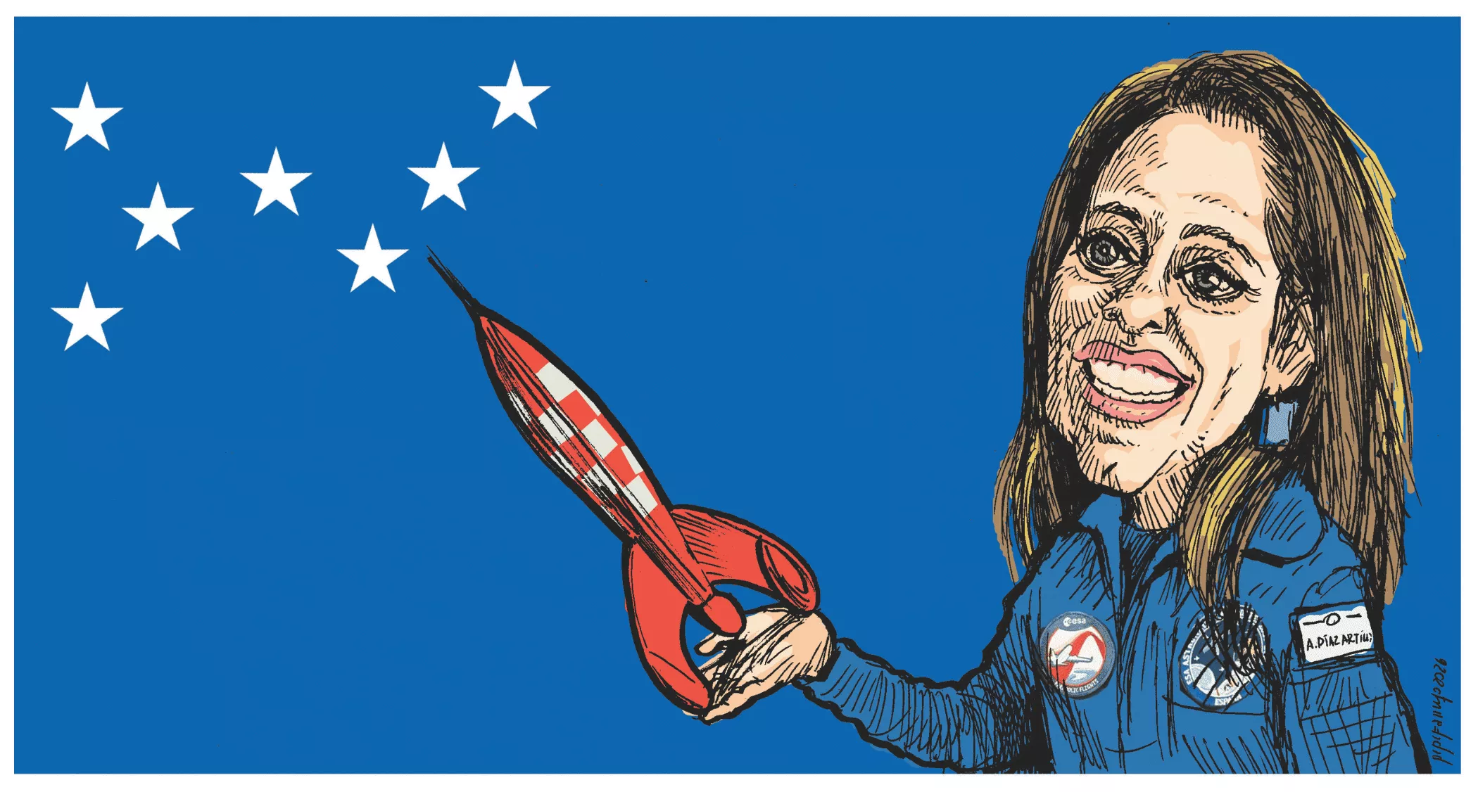 Ana Díaz Artiles, por Farruqo. 