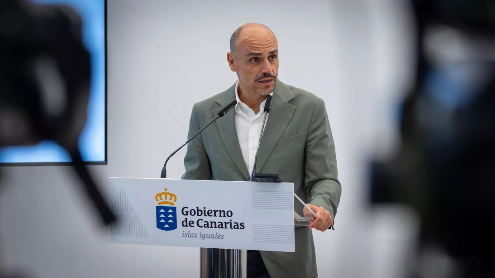 El portavoz del Gobierno canario, Alfonso Cabello. AH