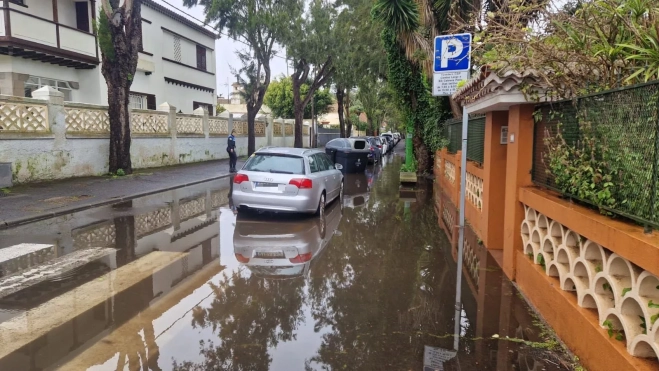 Efectos de la lluvia por 'Therese' en el municipio de La Laguna. / AYUNTAMIENTO DE LA LAGUNA
