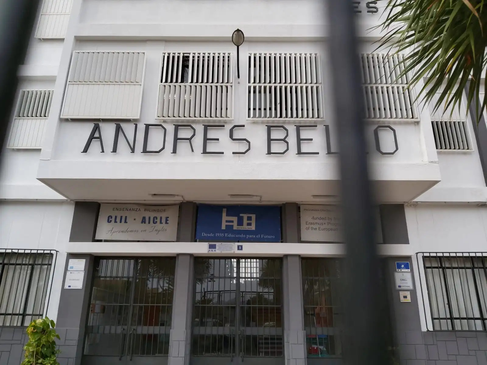 Exterior del IES Andrés Bello. / GOBIERNO DE CANARIAS