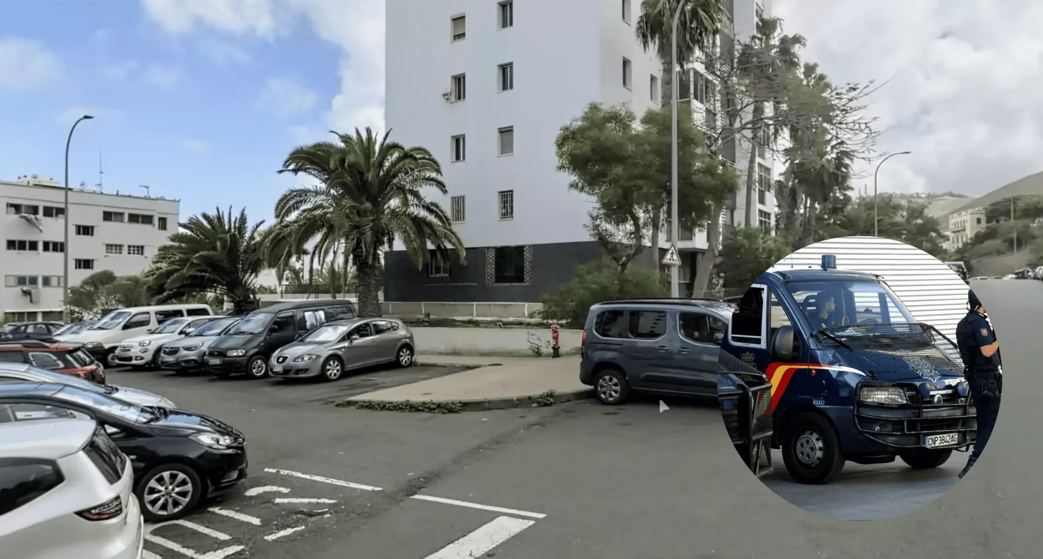 Uno de los pisos estaba localizado en la calle Palma de Mallorca, en el corazón de El Chaparral. / AH