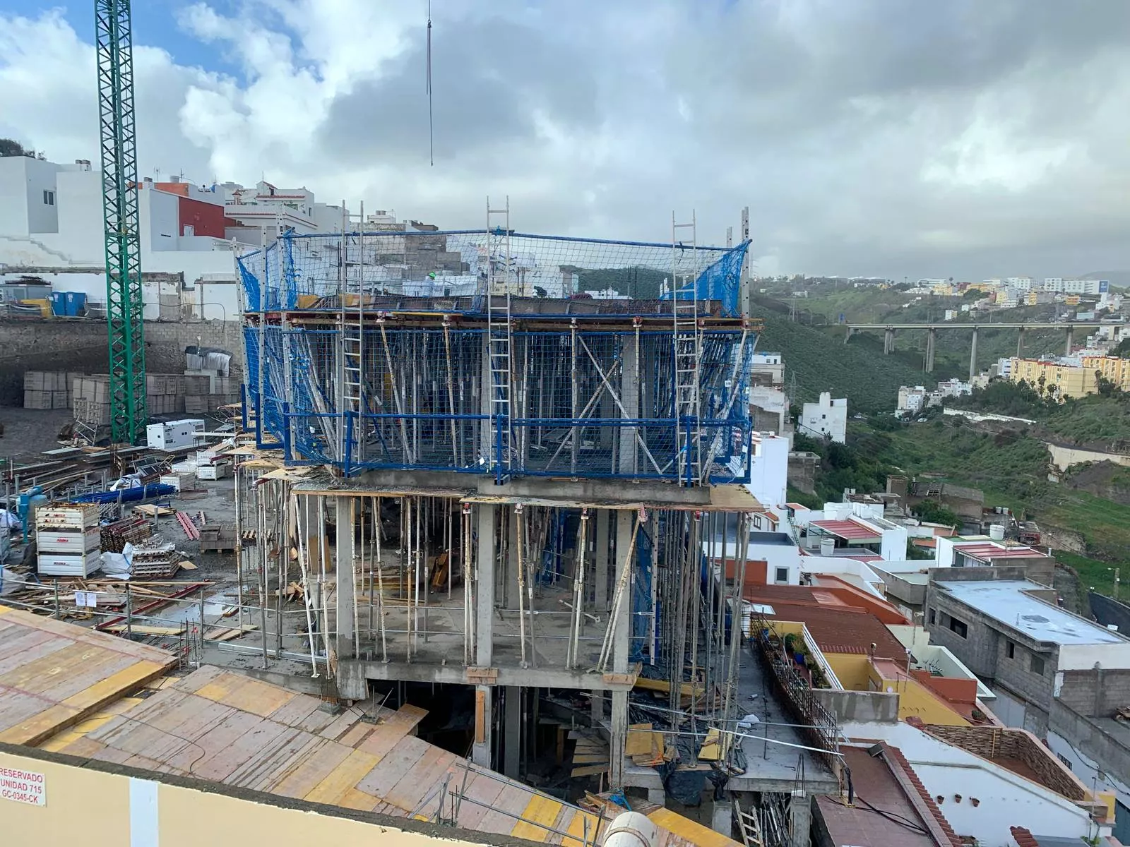 Obras de las futuras viviendas de El Secadero. CEDIDA