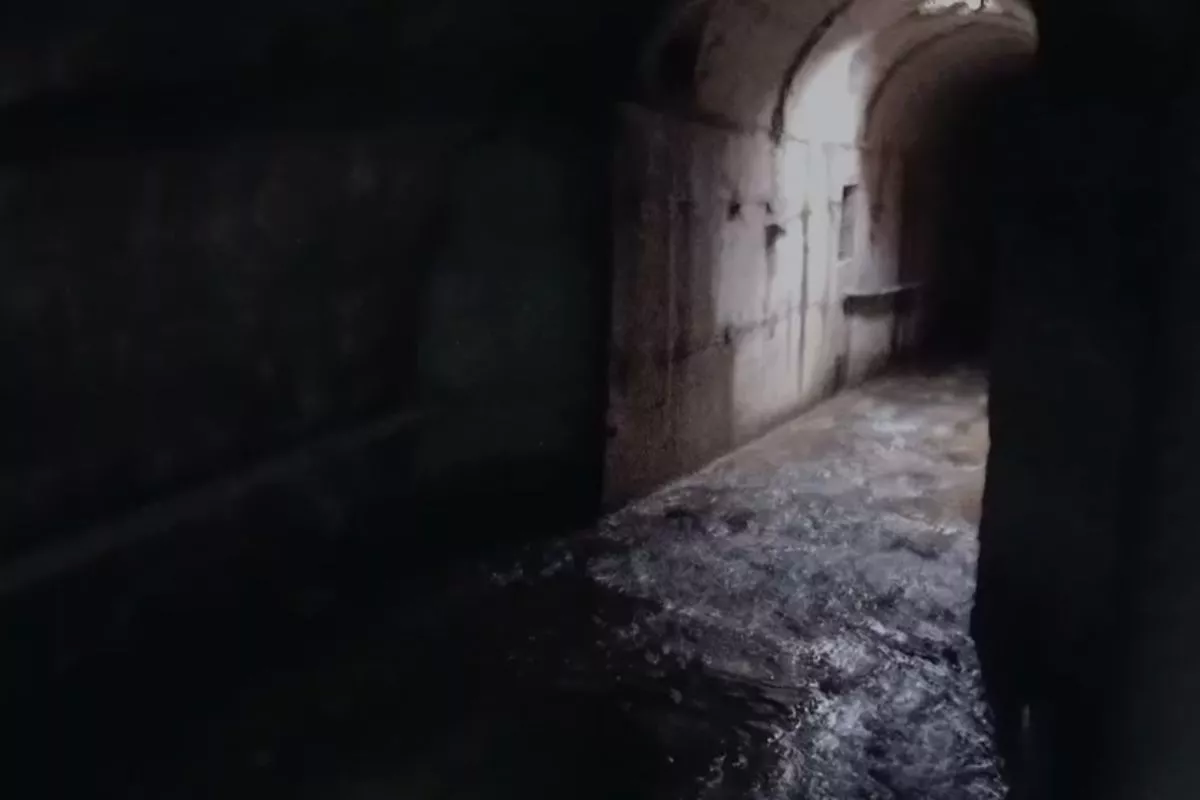 Caudal de agua en el barranco de La Carnicería. Cedida