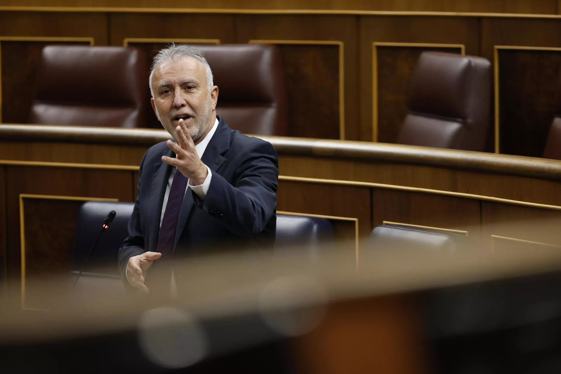 Ángel Víctor Torres, ministro de Política Territorial, en el Congreso. / MARISCAL-EFE