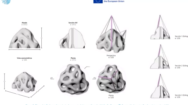 Plano detallado con las principales características y eslingado del diseño Daroc rif. PROYECTO (1) Plano detallado con las principales características y eslingado del diseño Daroc rif. PROYECTO (1)