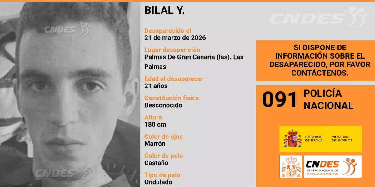 Imagen del desaparecido en Las Palmas de Gran Canaria / POLICÍA NACIONAL