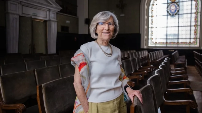 La bióloga Ana Crespo es desde esta semana la primera mujer en presidir la Real Academia de Ciencias Exactas, Físicas y Naturales de España. / DANIEL GONZÁLEZ-EFE