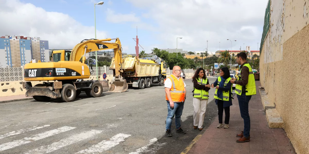 Imagen de una de las calles que serán asfaltadas en el barrio de Escaleritas / AYUNTAMIENTO DE LAS PALMAS DE GRAN CANARIA