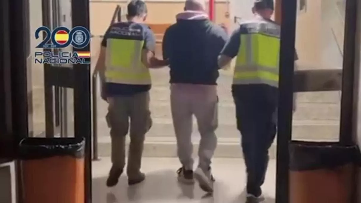  El empresario Filippo Capaldo, tras ser detenido por la Policía Nacional en Tenerife. / AH