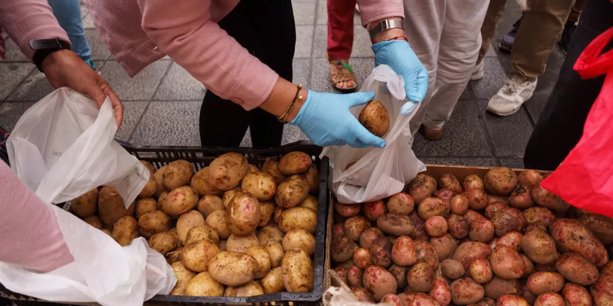 Imagen genérica de un mercado de productos locales / EFE