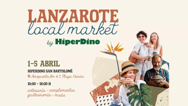 Cartel del Lanzarote local market by HiperDino / HIPERDINO Cartel del Lanzarote local market by HiperDino / HIPERDINO