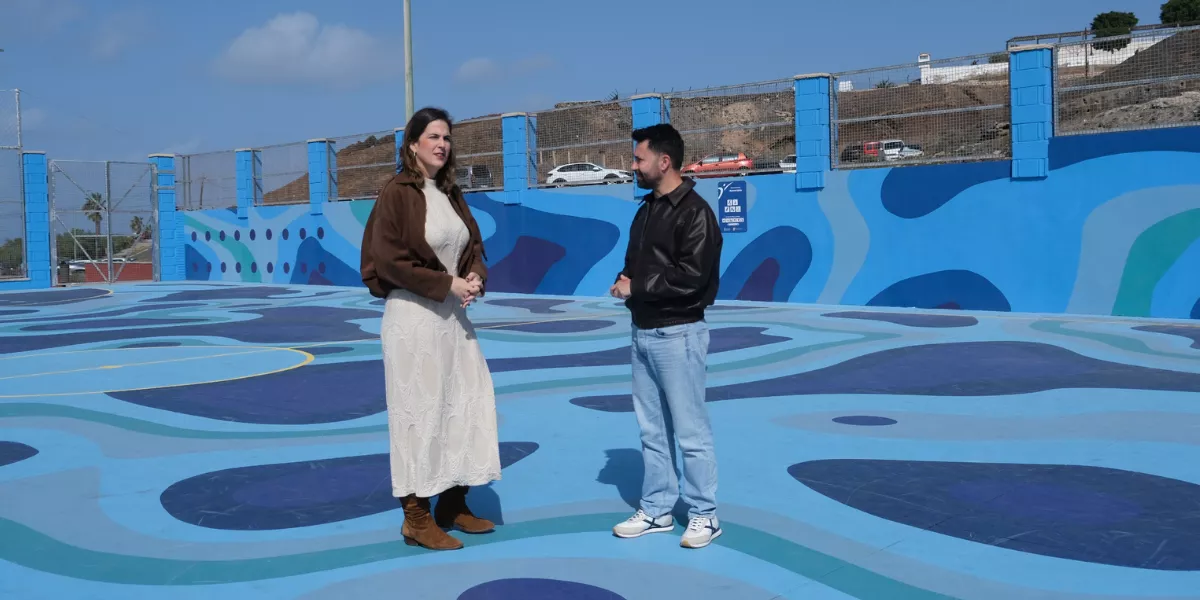 Imagen de la nueva cancha de La Isleta / AYUNTAMIENTO DE LAS PALMAS DE GRAN CANARIA (1)