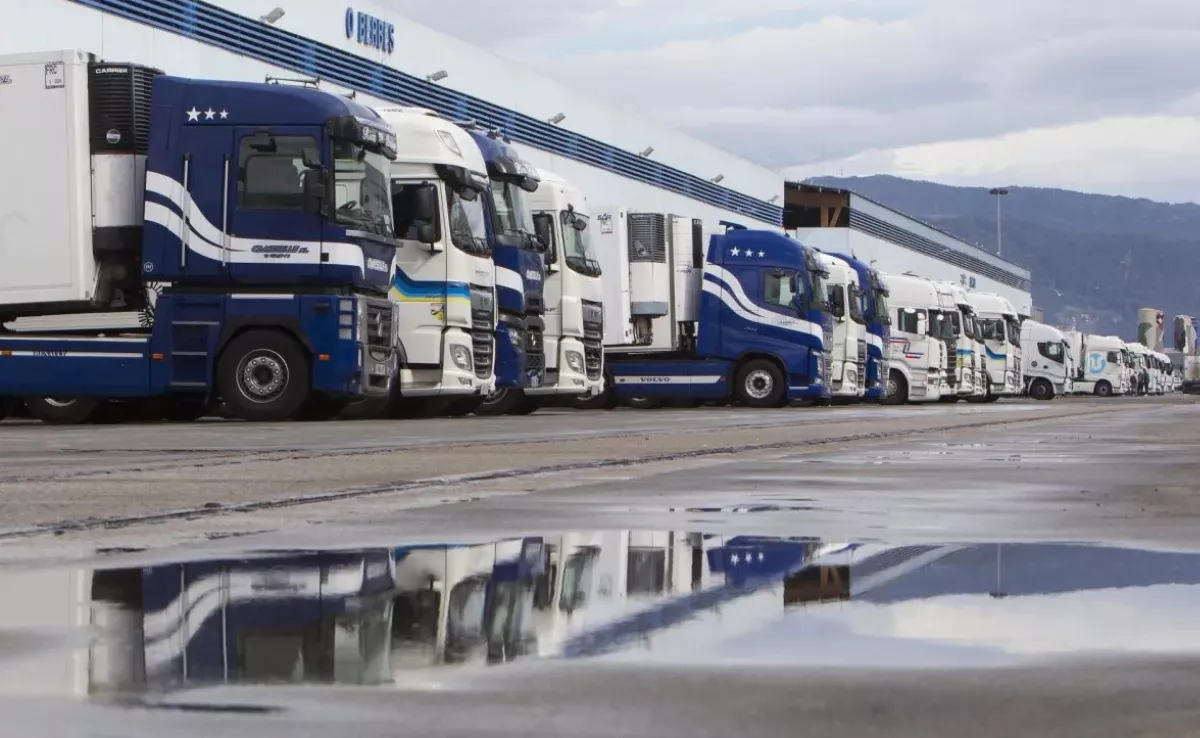 Imagen de camiones de transporte / EFE