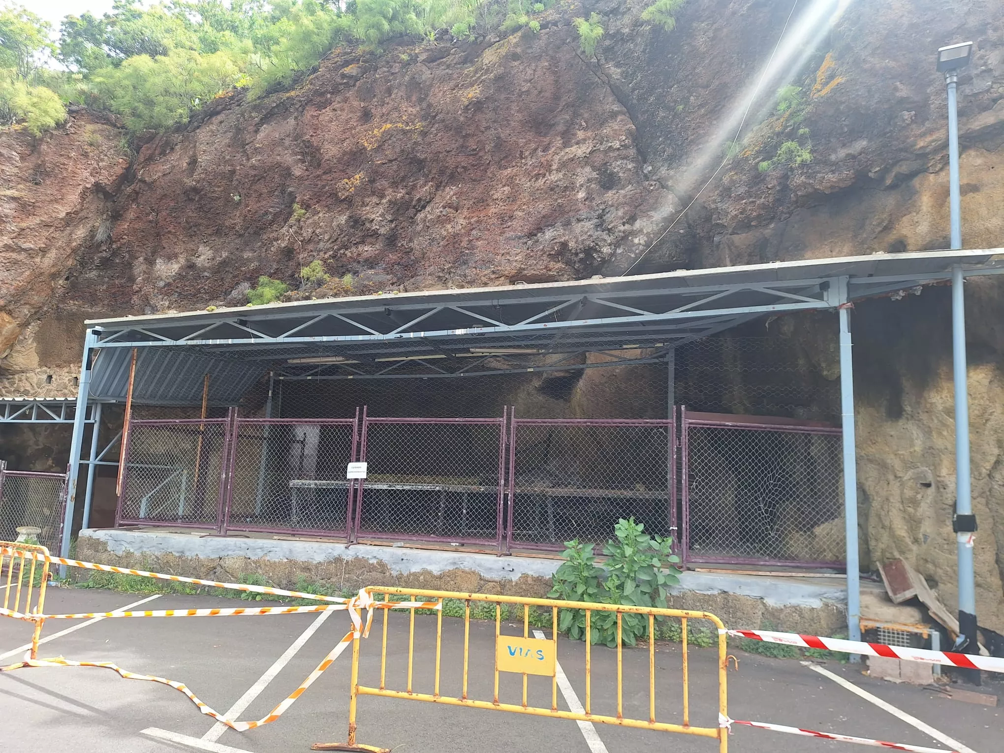 Imagen de las obras en Valle Tabares. / AYUNTAMIENTO DE LA LAGUNA