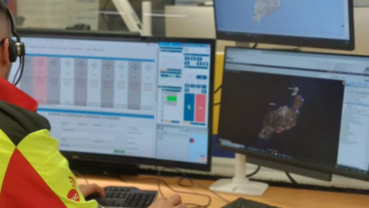 Aparatoso accidente con vuelco en Lanzarote: una mujer grave y dos heridos