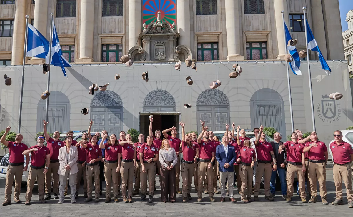 Nuevos agentes de medioambiente del Cabildo de Tenerife. / CEDIDA