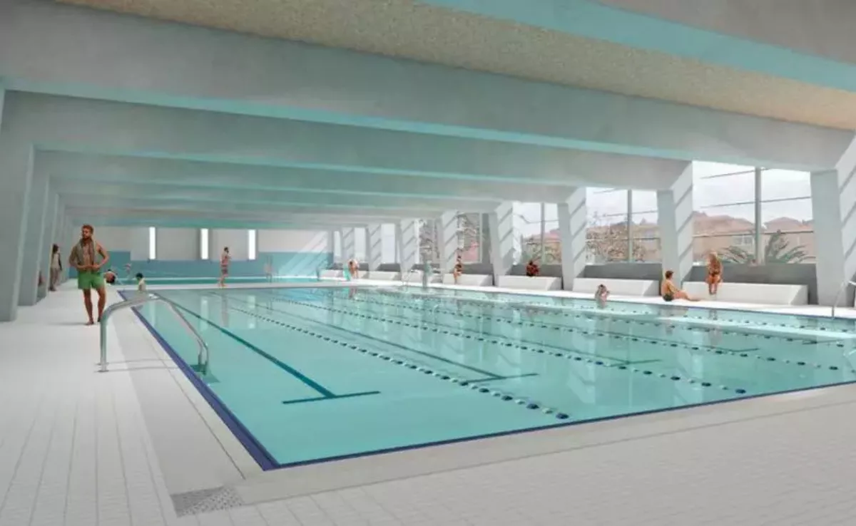 Imagen de la futura piscina municipal / AYUNTAMIENTO DE CANDELARIA