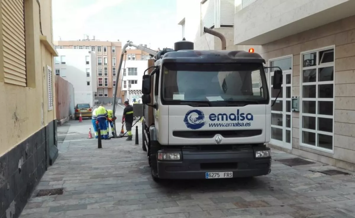 Imagen de un camión de EMALSA / EMALSA