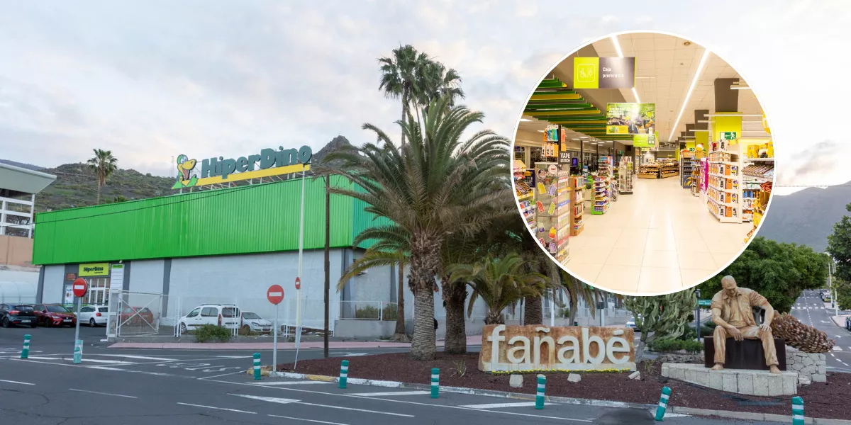 Imagen del HiperDino que ha sido reformado en Fañabé / HIPERDINO