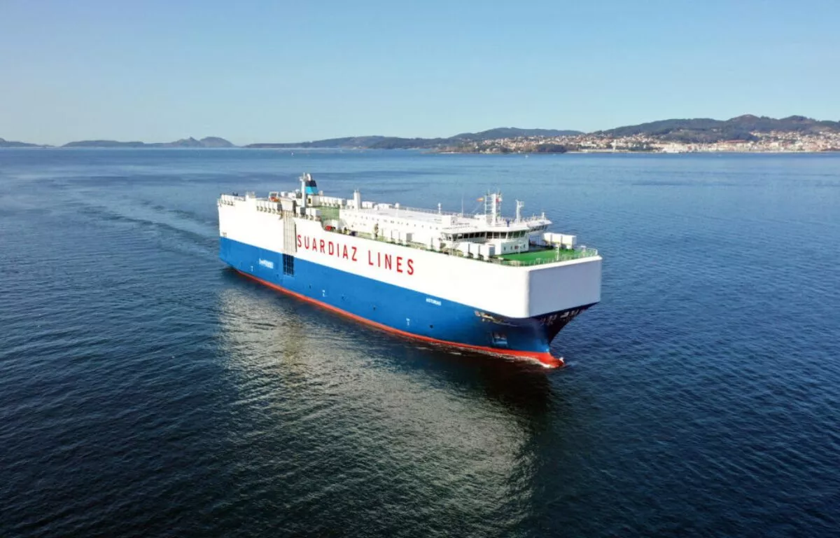 Un buque del grupo naviero Suardíaz. AH