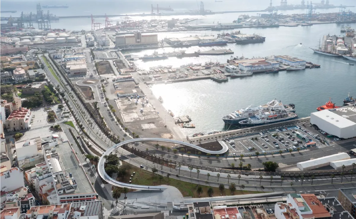 Pasarela Onda Atlántica en Las Palmas / COLEGIO OFICIAL DE ARQUITECTOS DE LAS PALMAS