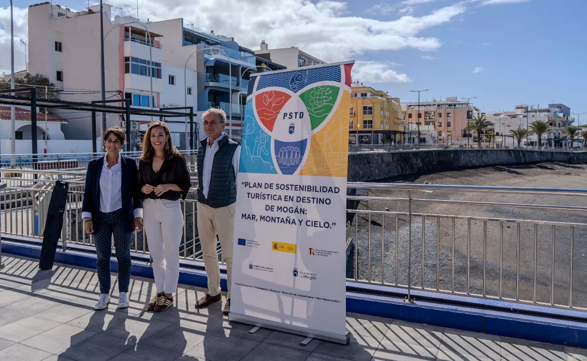 Visita de Jéssica De León a Mogán  GOBIERNO DE CANARIAS