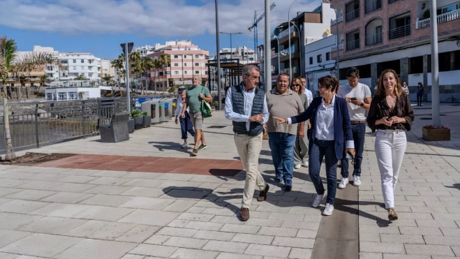 Visita de Jéssica De León a Mogán / GOBIERNO DE CANARIAS