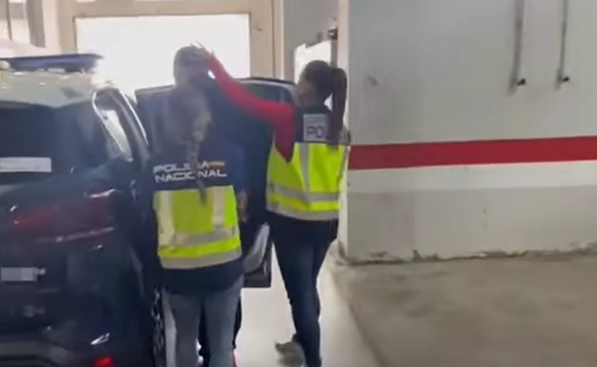 Imagen de la detención del médico / POLICÍA NACIONAL