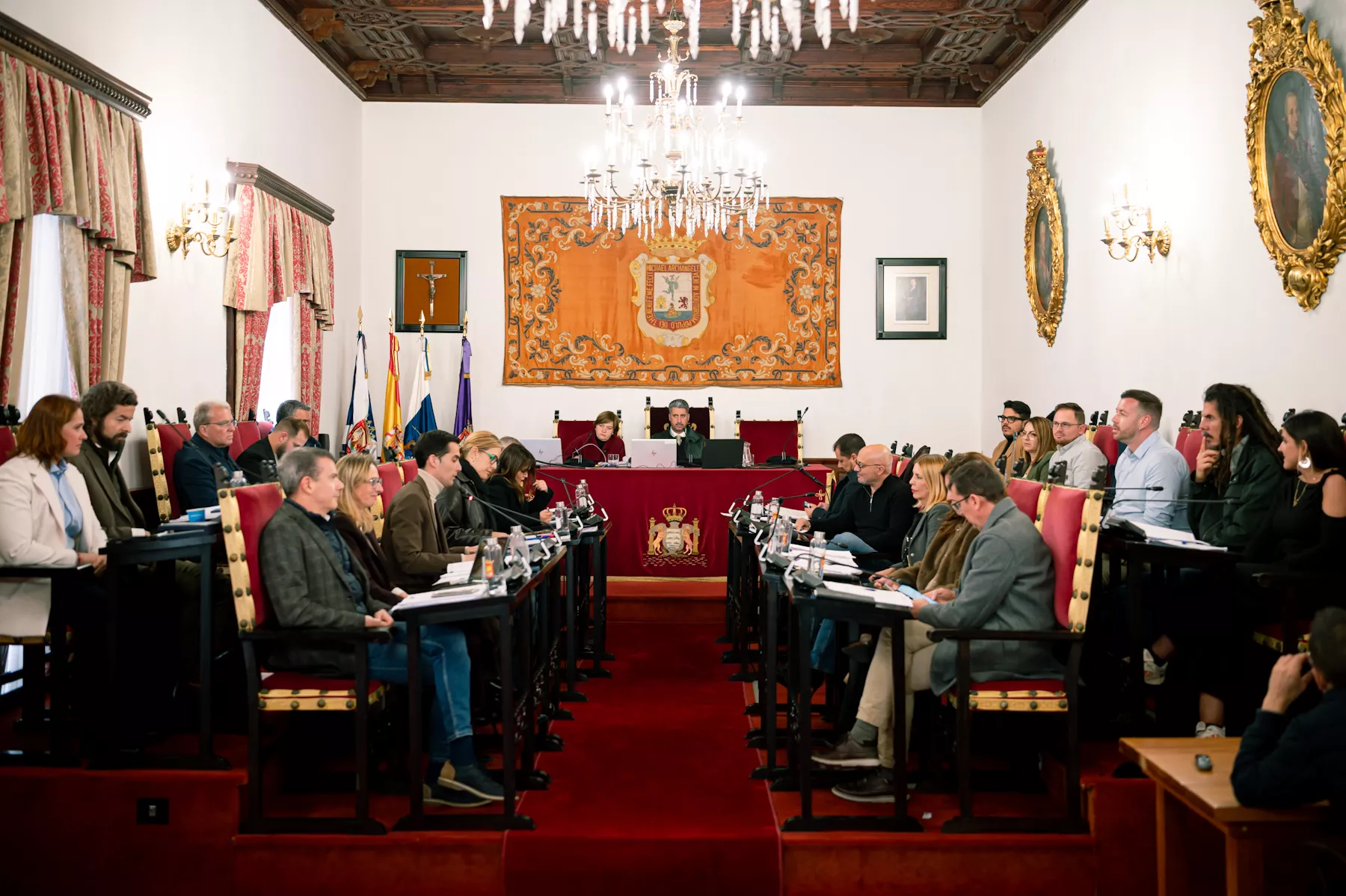 Pleno del Ayuntamiento de La Laguna. / AYUNTAMIENTO DE LA LAGUNA 