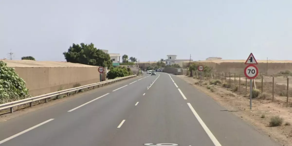 Imagen de la carretera más peligrosa de Canarias / GOOGLE MAPS