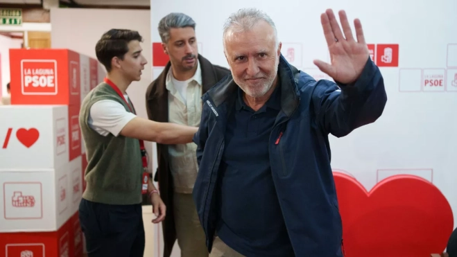 Ángel Víctor Torres este sábado en La Laguna / EFE - RAMÓN DE LA ROCHA