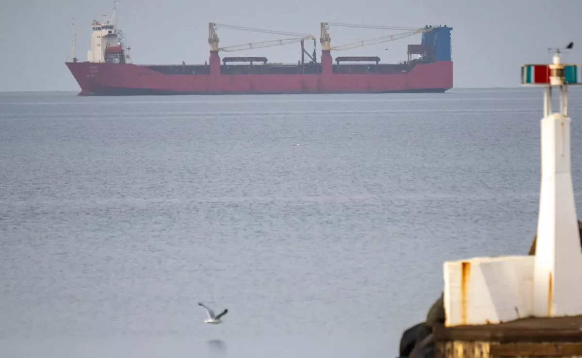 Imagen del carguero interceptado por Suecia / JOHAN NILSSON - EFE