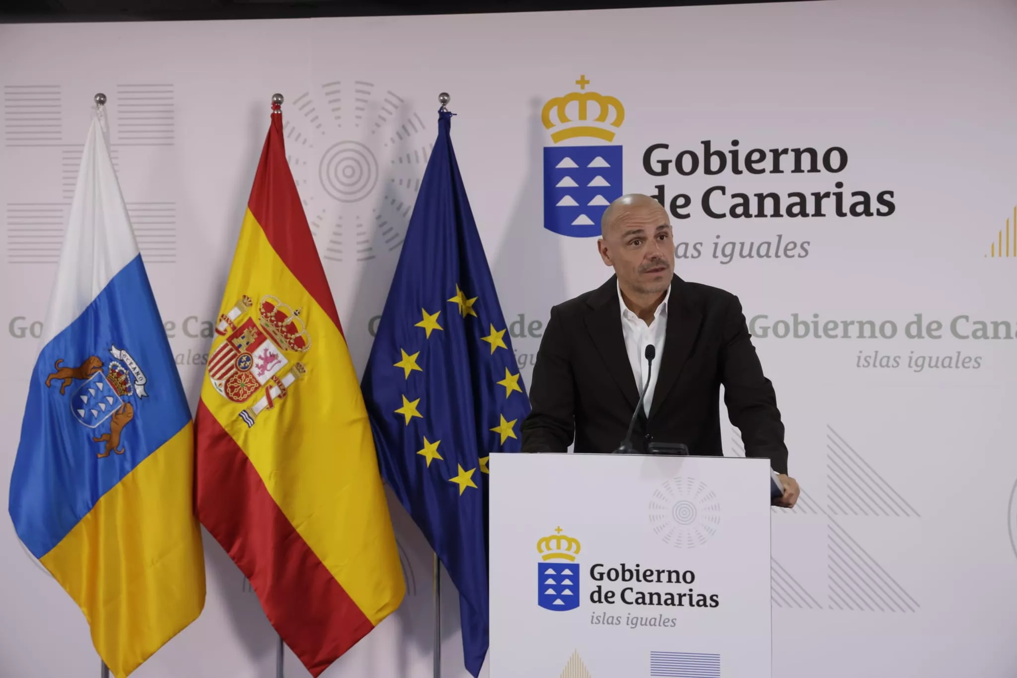 Rueda de prensa del Consejo de Gobierno este 13 de abril. AH