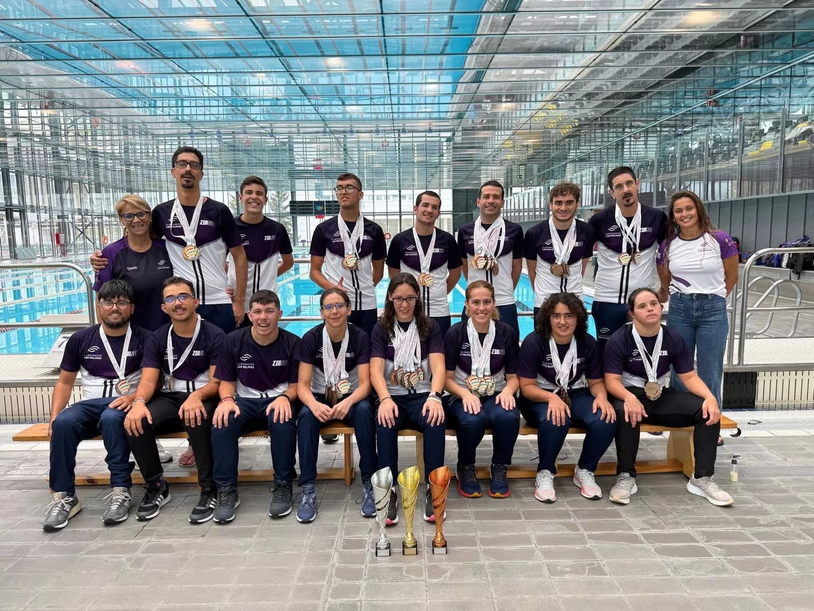 El CN Las Palmas, seis veces campeón de España FEDDI: una lección de esfuerzo, inclusión y grandeza. CEDIDA